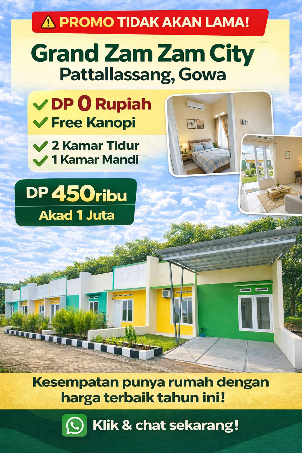 Rumah Subsidi Pattallassang Gowa - Grand Zam zam City